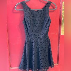 Size 3 Trixxie black cutaway lined dress